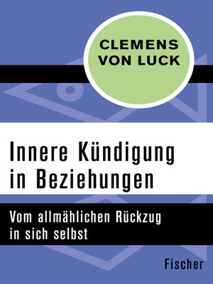 cover image of Innere Kündigung in Beziehungen